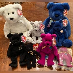 Lot of TY Beanie Babies Buddies Teeny Beanie McDonalds bears.